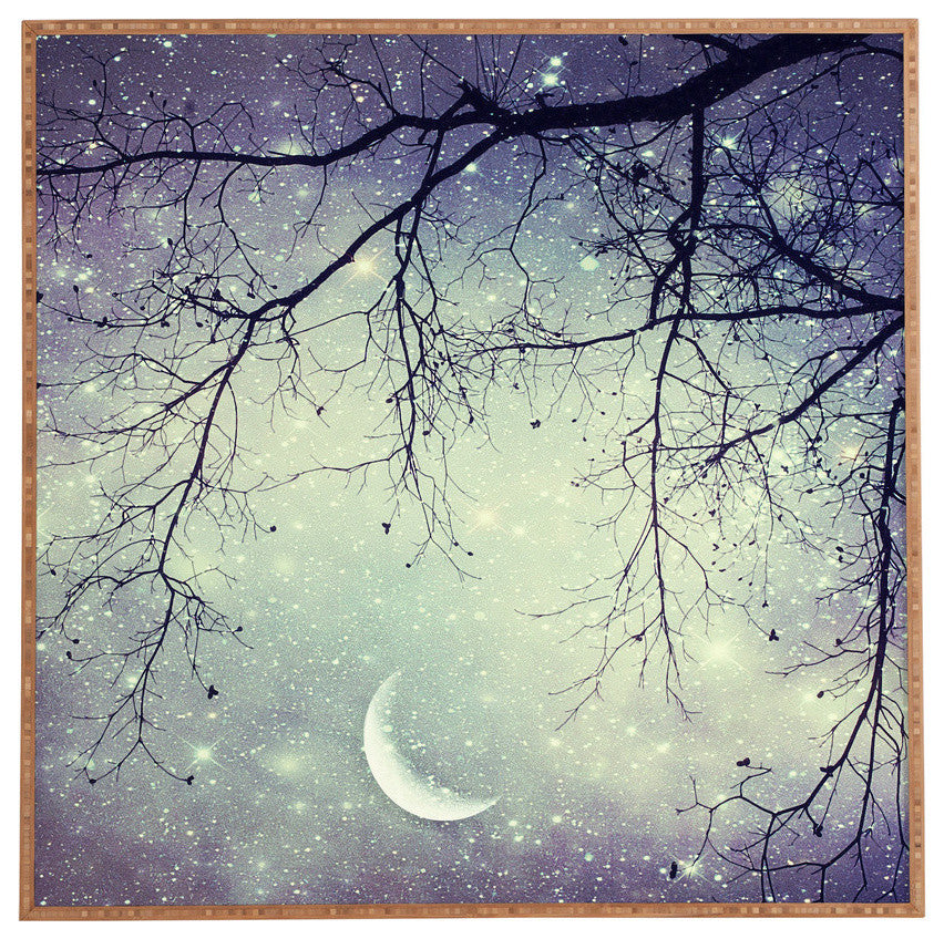 Deny Designs Shannon Clark Diamonds In The Sky Framed Wall Art