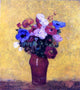 Odilon Redon Flowers Premium Canvas Print