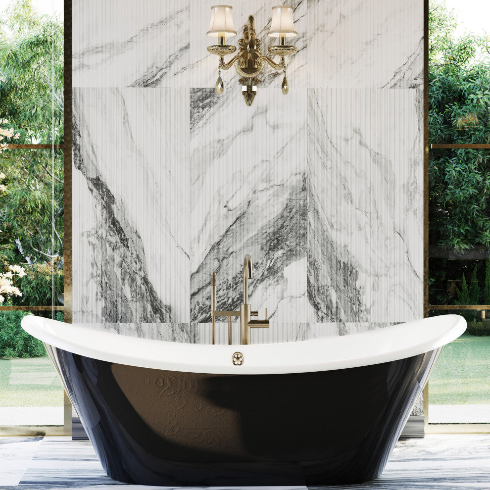 Touche Pleated Deco Zebre Porcelain Floor/Wall Tile