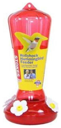 Stokes Select Hollyhock Hummingbird Feeder 27 oz. Red