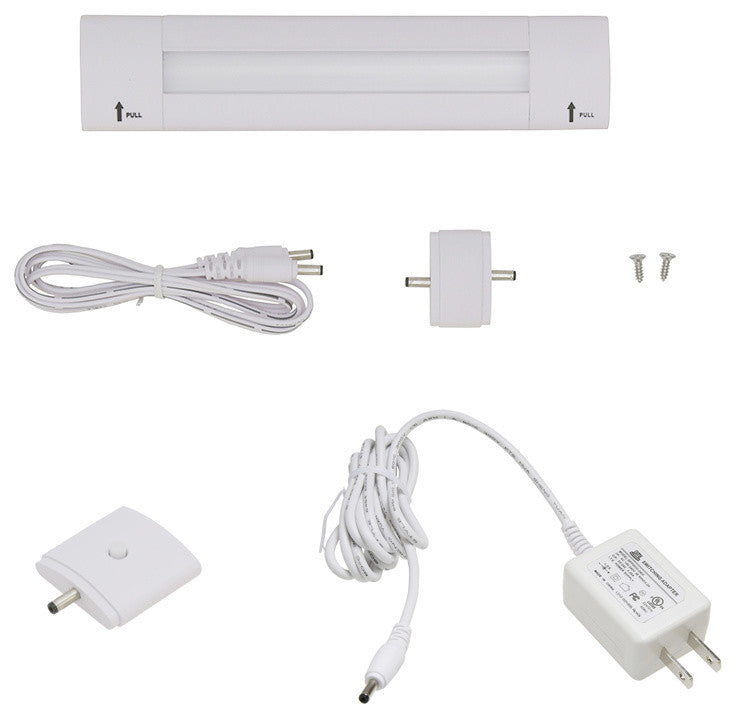 Lightkiwi Lilium 6" Warm White Modular LED Under Cabinet Lighting Basic Kit