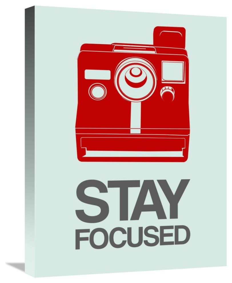"Stay Focused Polaroid Camera Poster 4" Fine Art Print