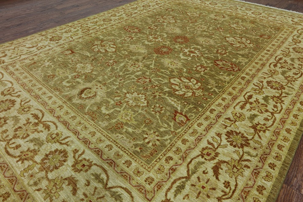 9'x12' Traditional Chobi Peshawar Oriental Area Rug, W2225