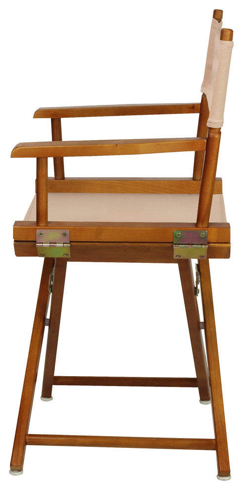018" Director's Chair Honey Oak Frame-Tan Canvas