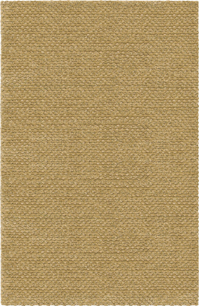 Strata Contemporary Area Rug, Gold and Tan, 7'9"x10'6" Rectangle