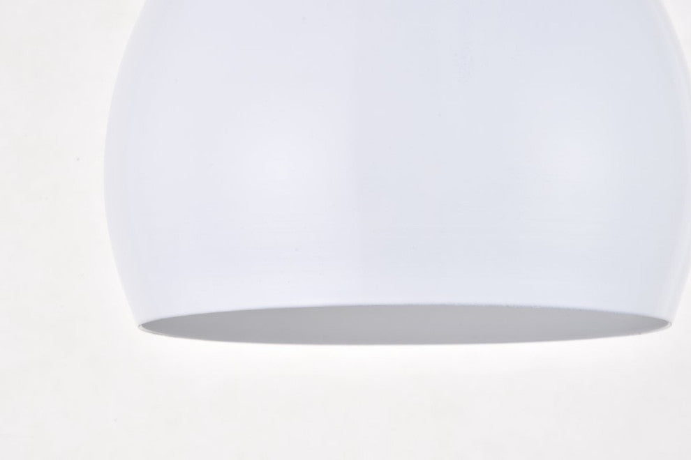 Nicholas 1-Light White Pendant