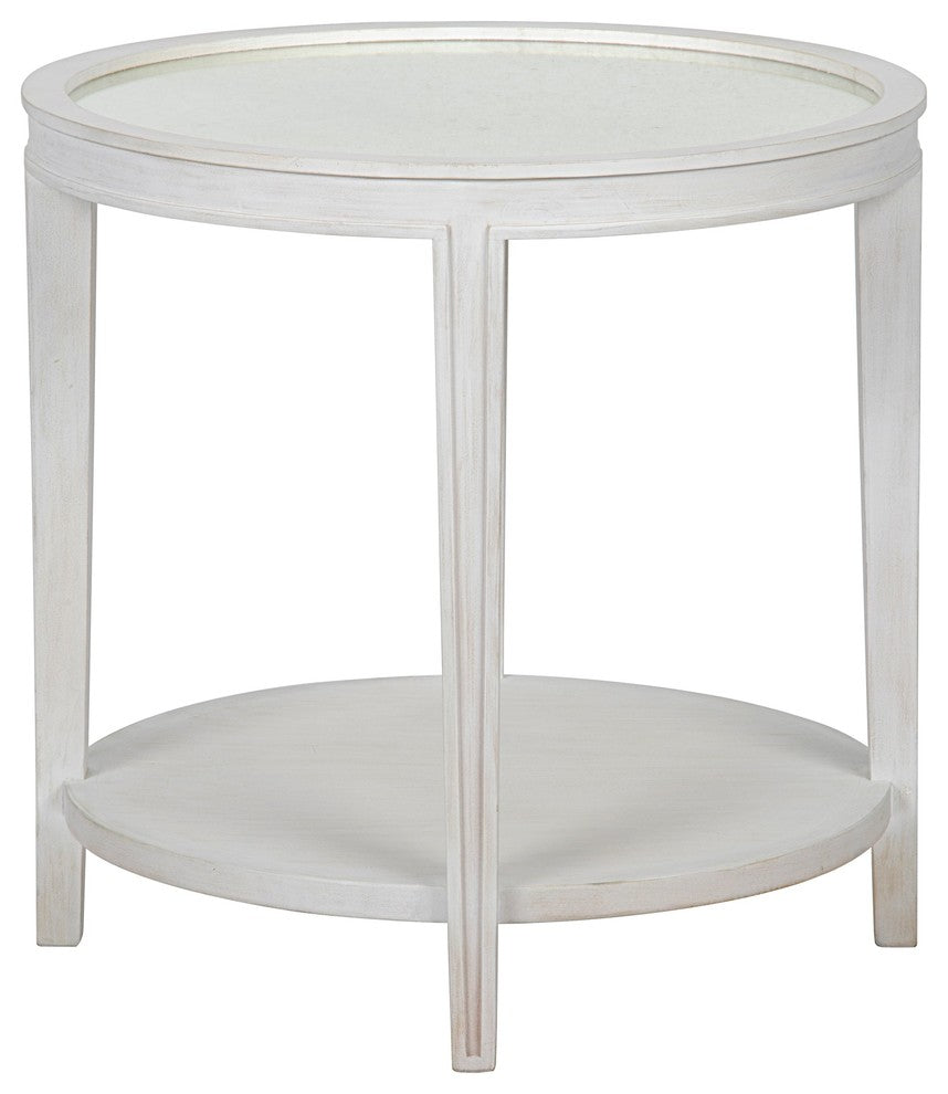Imperial Side Table, White Wash