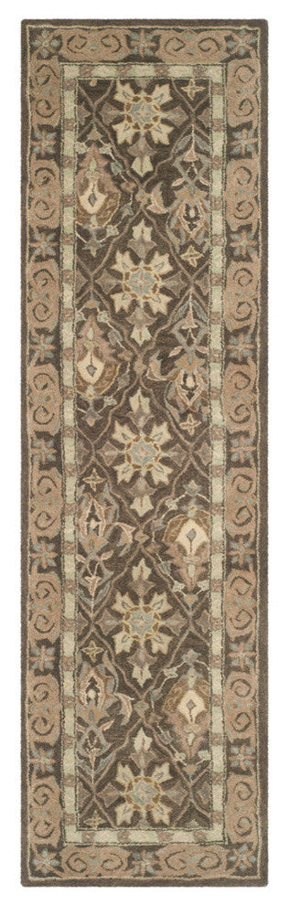 Safavieh Anatolia Collection AN587 Rug, Brown/Beige, 2'3"x8'
