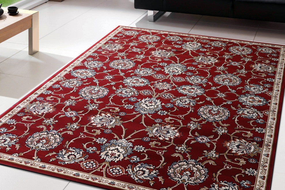 Melody Red Rug, 5'3"x7'7"