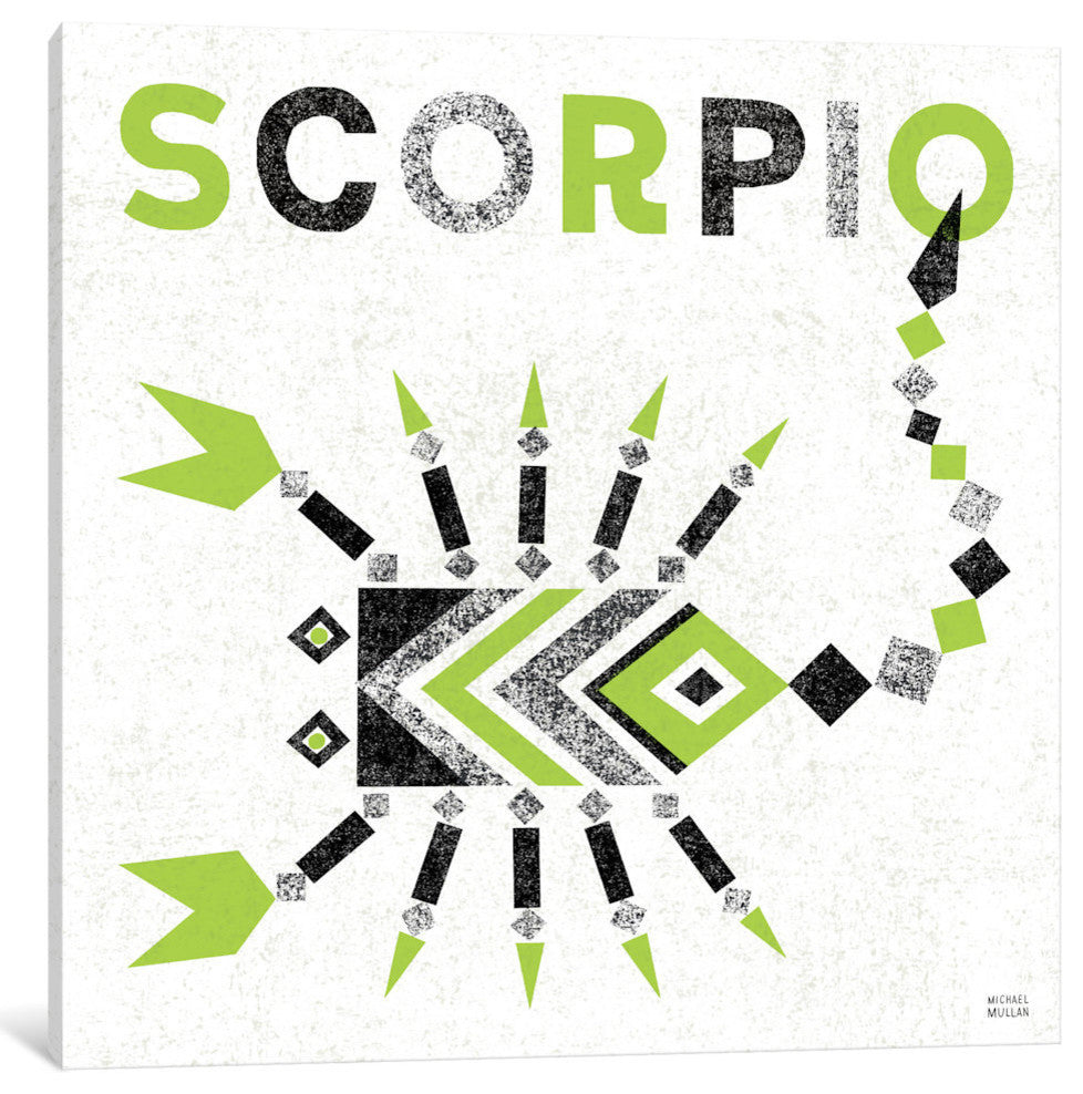 "Zodiac Scorpio" by Michael Mullan, 26x26x1.5