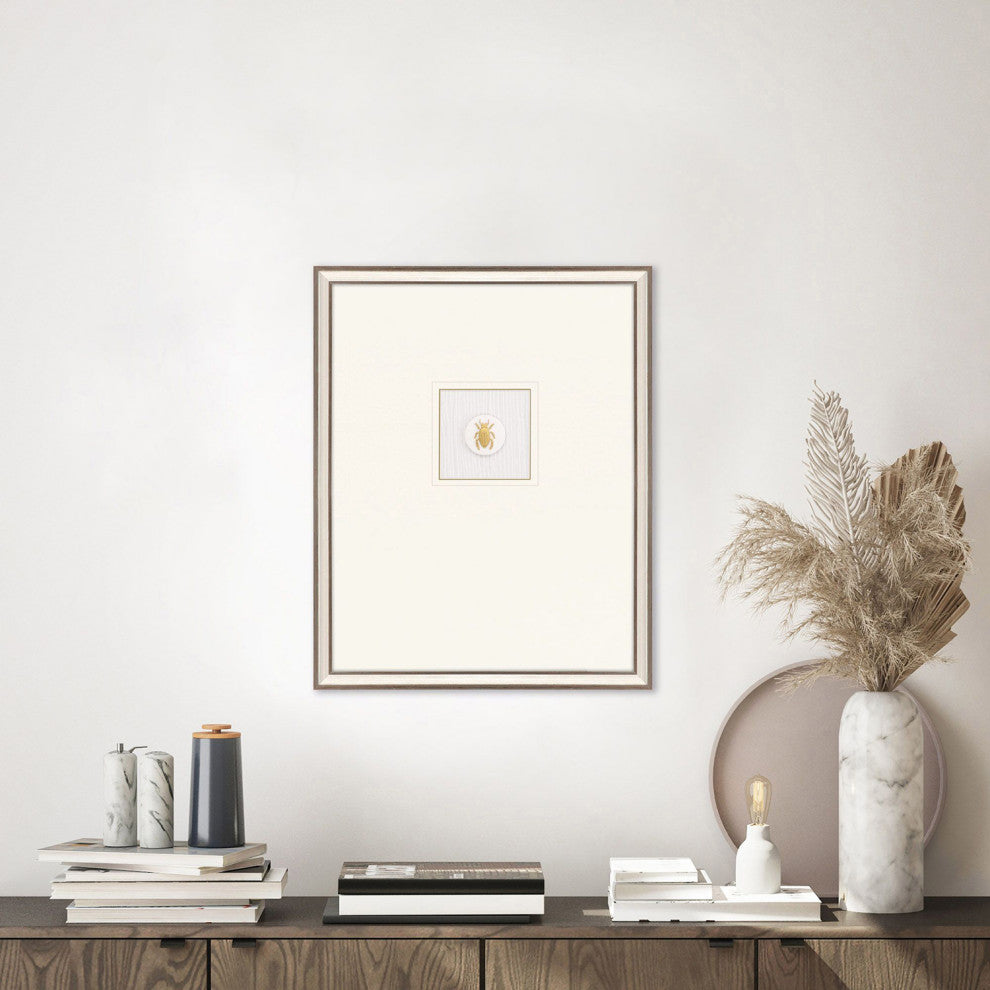 Beetle Intaglio Framed Art