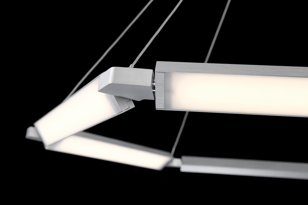 Lune LED Pendant 3000K, Aluminum, 32"