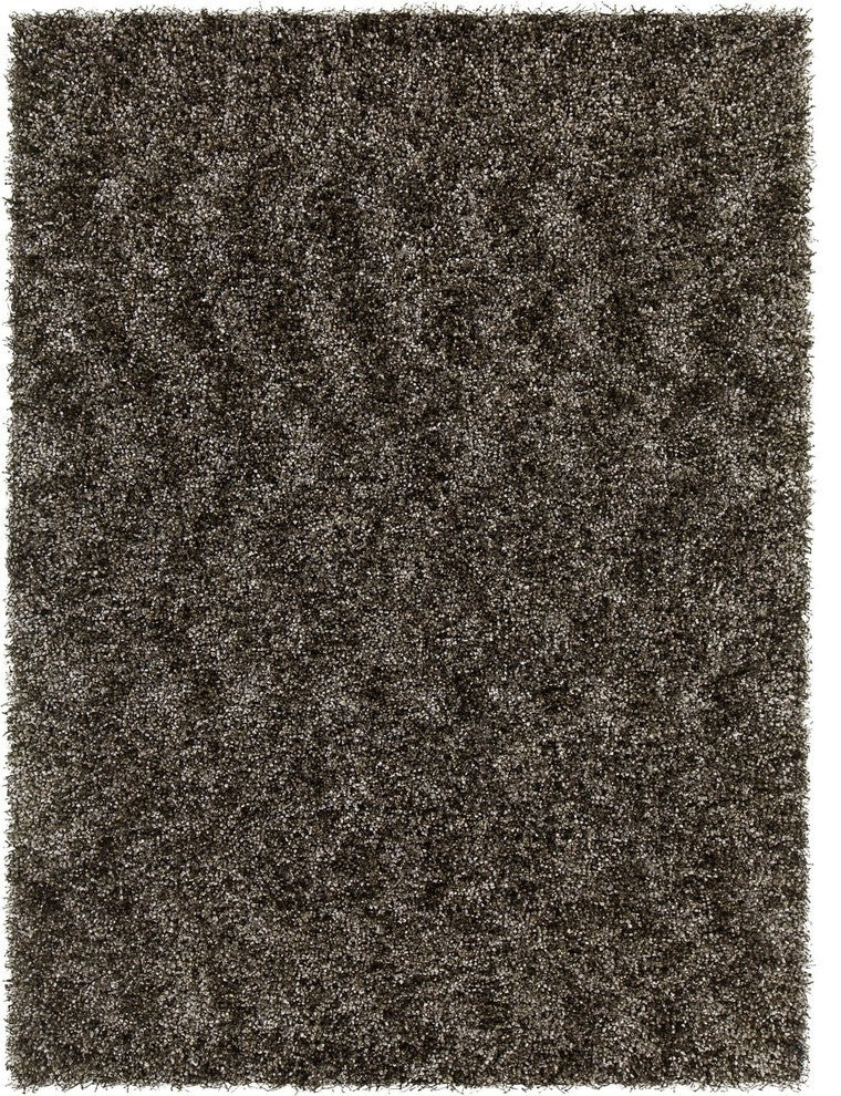 Blossom Contemporary Area Rug, Charcoal, 7'x10'