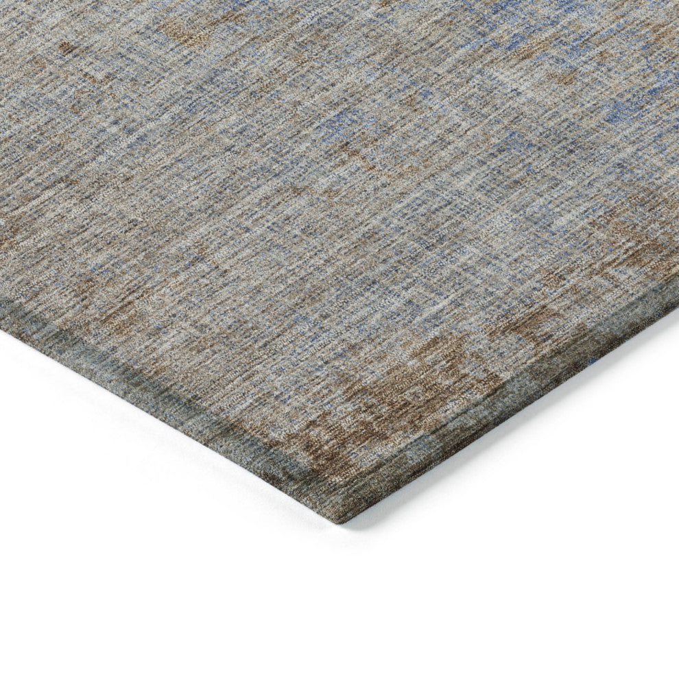 Machine Washable Indoor/Outdoor Chantille ACN1901 Taupe 1'8" x 2'6" Rug