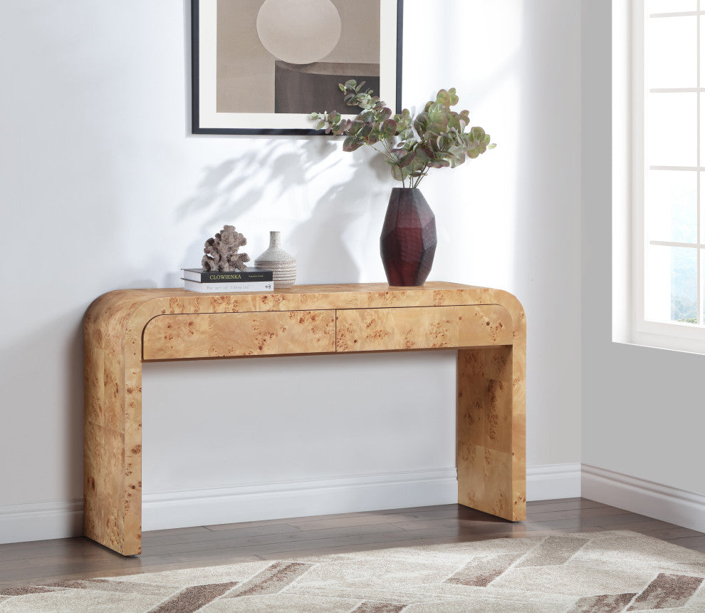 Cresthill Natural Ash Console Table, Natural