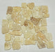 Interlocking Pebbles Tile Yellow Jelly Natural, 12"x12", Set of 10