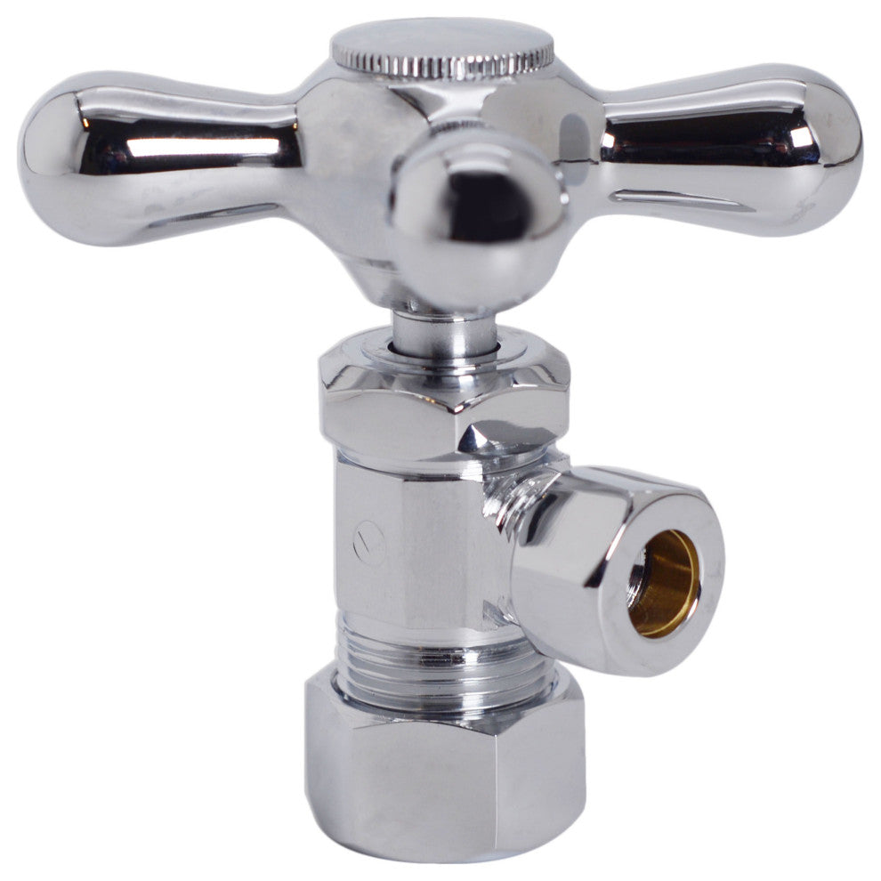 Supply Kit - 5/8" Od X 3/8" Od X 20" Corrugated In Polished Chrome, Polished Chrome