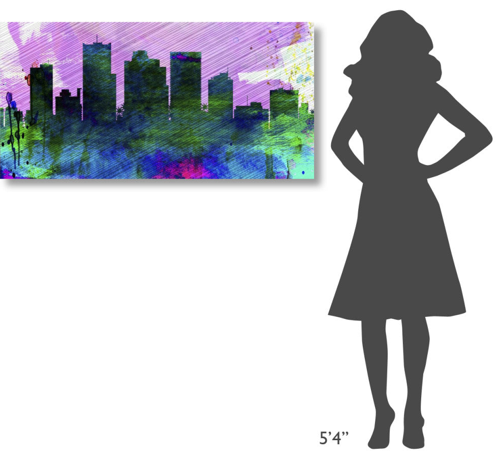 "Phoenix City Skyline" Fine Art Print