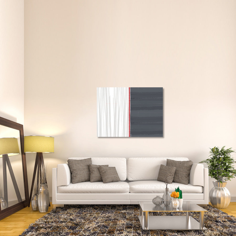 "White And Gray" Fine Art Print