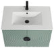 Pellabay Bath Vanity, Fluted Circular Doors Sink Included