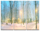"Mariinsky Garden With Lights" Photo Metal Wall Art, 3 Panels, 36"x28"