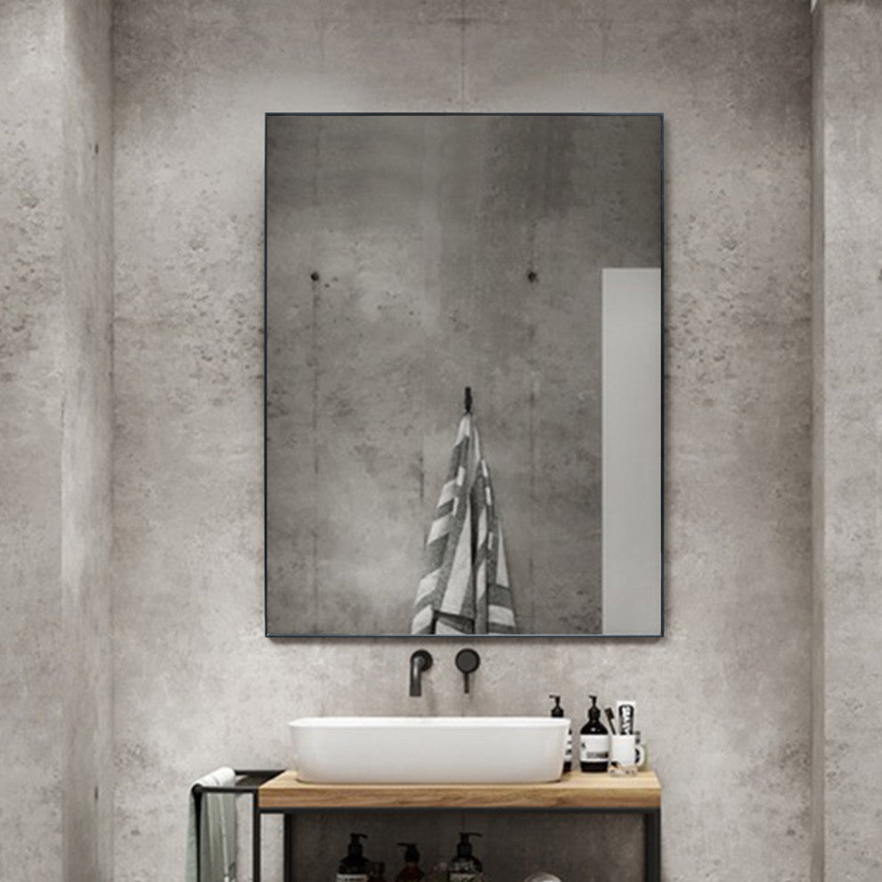 Vanta XL 31.5 in. x 23.6 in. Metal Framed LED Bath Mirror Fog Free