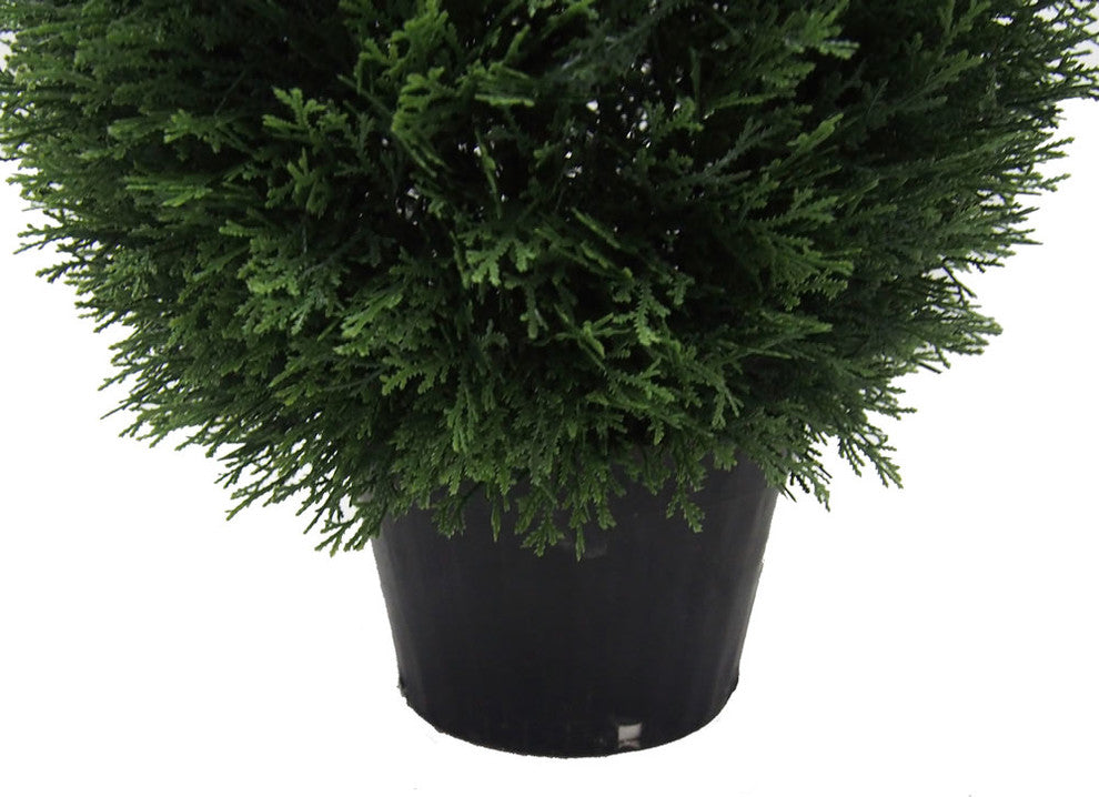 Vickerman 24" Cedar Teardrop Shaped, Pot, UV