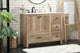 Home Living 19" Farmhouse Natural Oak-Light Bathroom Vanity