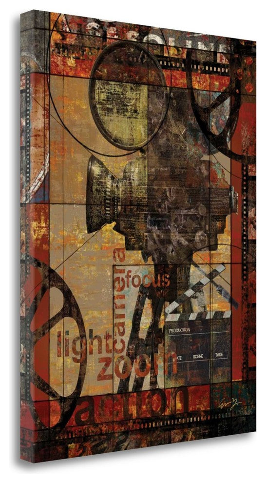 "Movie Camera" By Eric Yang, Giclee Print on Gallery Wrap Canvas, Ready to Hang