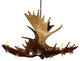 Real Antler Moose Pool Table Deer Chandelier Light