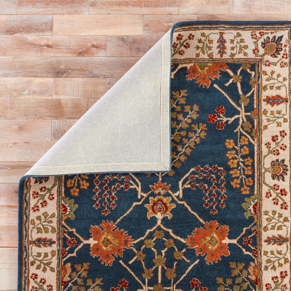 Jaipur Living Chambery Handmade Floral Blue/Multicolor Area Rug, 8'x10'
