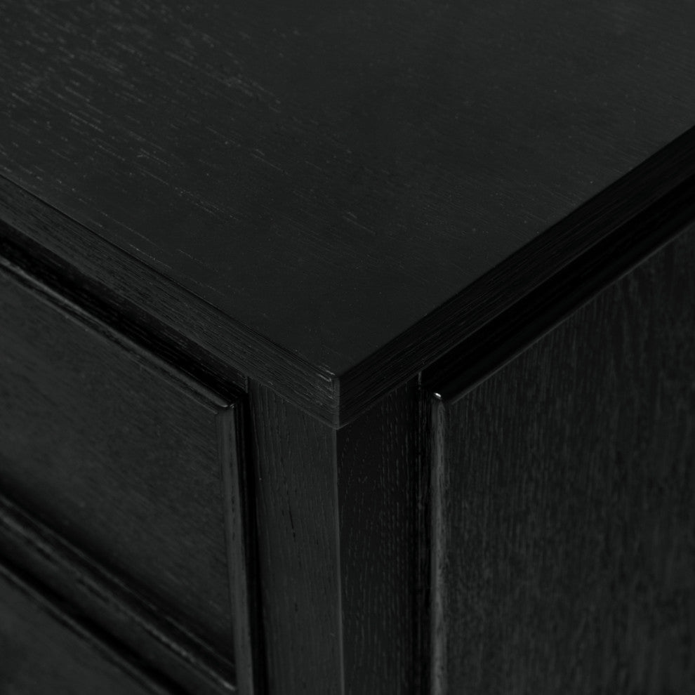 Safavieh Couture Ariella 5 Drawer Wood Desk, Black