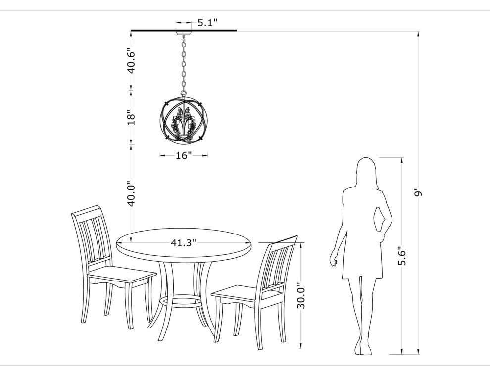 Chloe Matte Silver 4-light Crystal Orb Chandelier