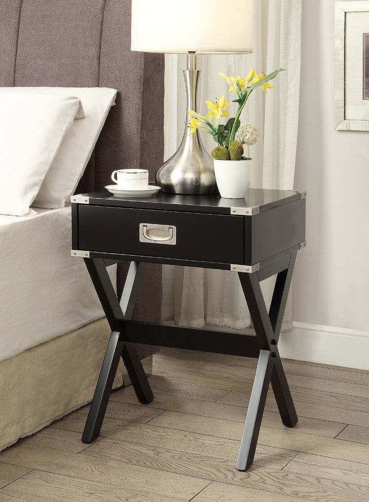 Babs End Table, Black