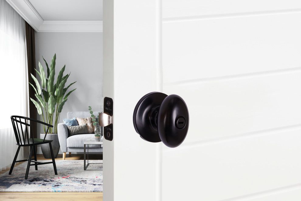 Contemporary Series Arapaho Privacy Knob, Flat Black