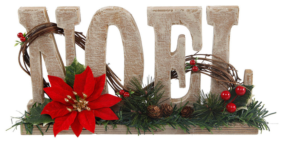 12" Noel Sign =, E Pack