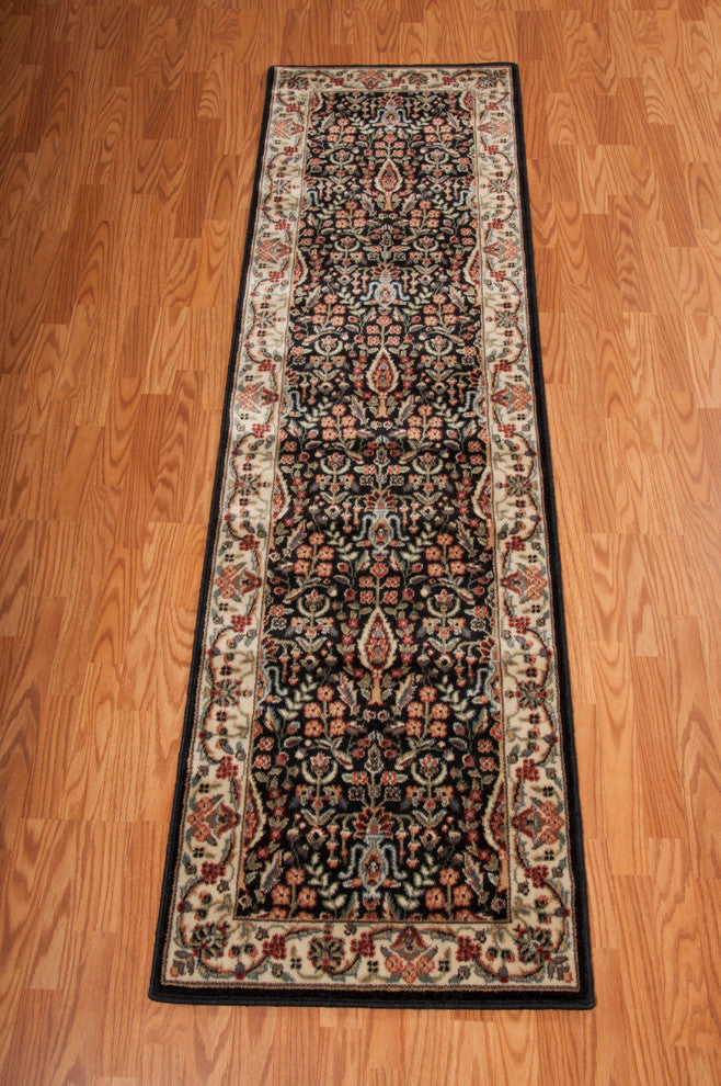 Nourison Persian Arts Black Area Rug