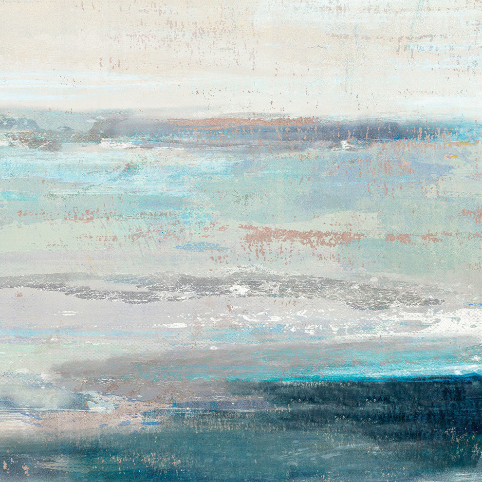 "Cabana Waves II" Fine Art Canvas Print, 54"x54"
