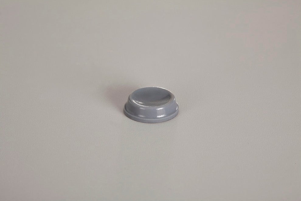 Recessed Adhesive Rubber Door Stops-BS18 .500"x.140"-200pcs, Gray