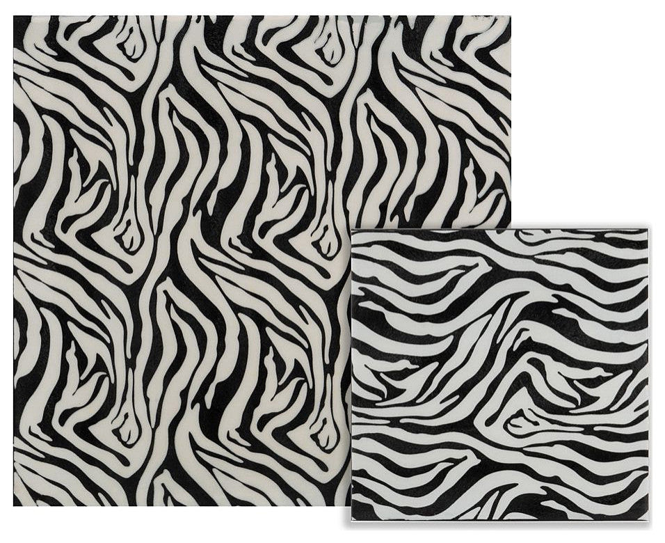 12" X 4" Black and White Iron Wall Decor