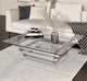 Modrest Upton Modern Square Glass Coffee Table