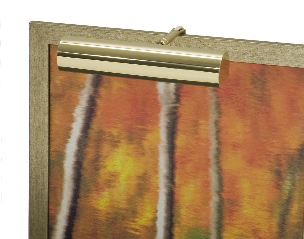 Classic Contemporary Picture Light, Polished Brass