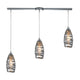 Twister 3-Light Linear Pendant Fixture