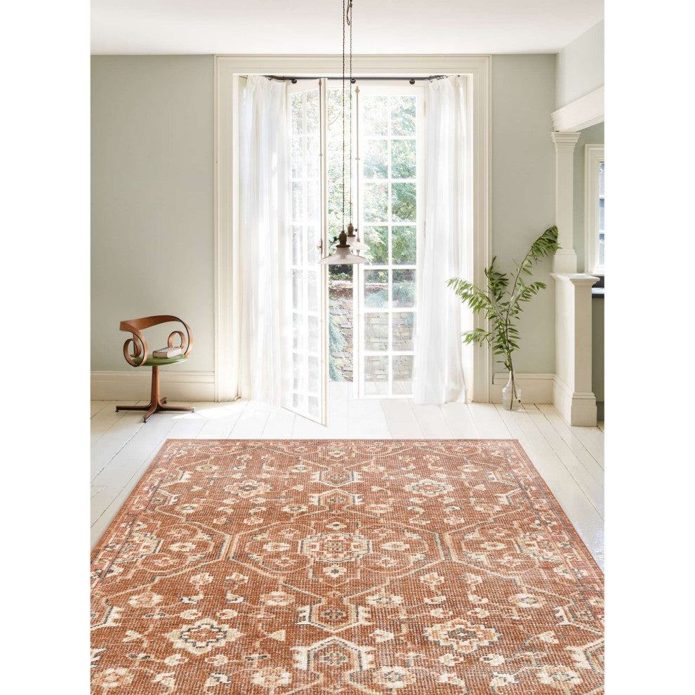 Tuscany Olivia Area Rug, Terracotta, 2'6"x8'