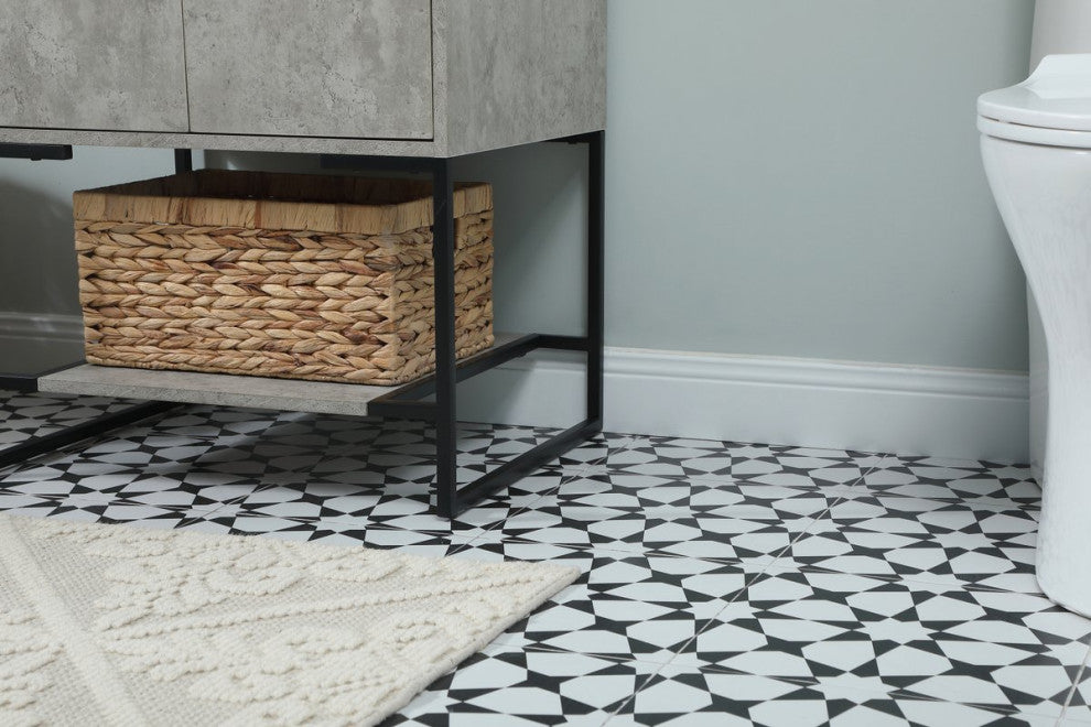 Sue 24" Single Bathroom Vanity, Concrete Gray