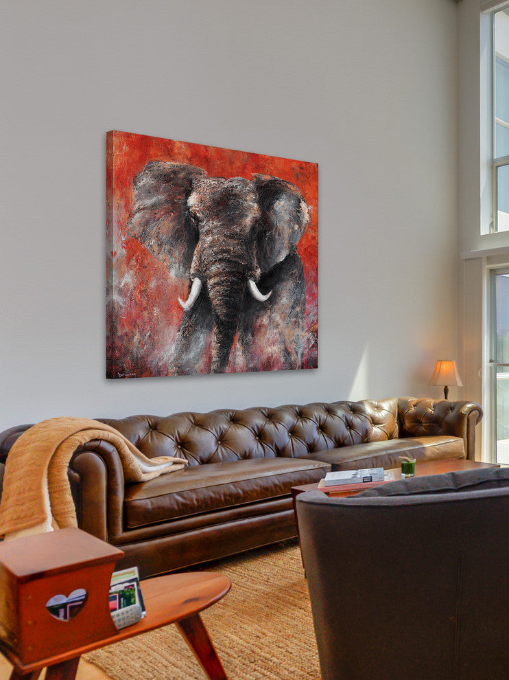 Marmont Hill, "Intensity" by Bergerac Painting Print on Wrapped Canvas, 32x32