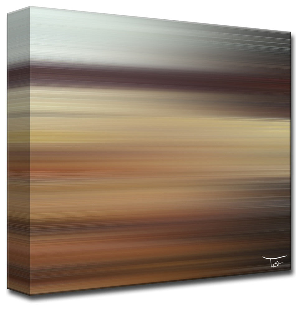 Ready2Hangart  'Blur Stripes Lviii' By Tristan Scott Canvas Art , 12" Hx16