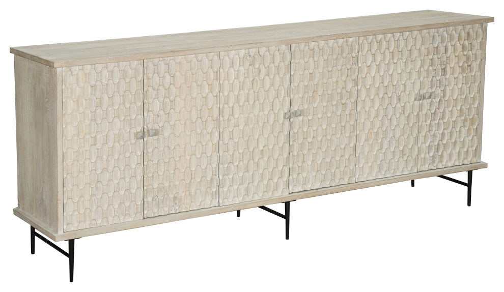 Ethan 6-door Solid Wood Sideboard