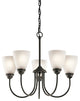 Chandelier 5-Light, Olde Bronze, Standard