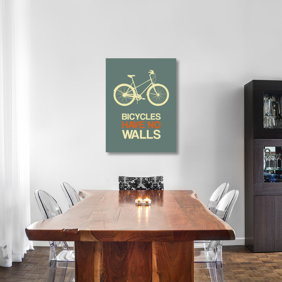 "Bicycles Have No Walls Poster 3" Fine Art Print